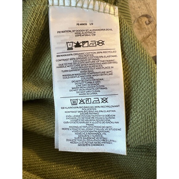Woman’s PE Nation observation sweatshirt in sage Medium $149 - Picture 6 of 9